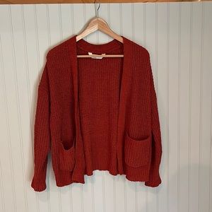 Belle du jour chunky knit cardigan. Size small